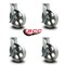 Service Caster 12 Inch Heavy Duty Semi Steel Cast Iron Swivel Caster Set with Brakes SCC, 4PK SCC-KP92S1230-SSR-SLB-4 - alternate 3